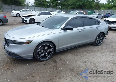 2024 Honda Accord Hybrid Sport из США, поврежденный, VIN 1HGCY2F51RA007441